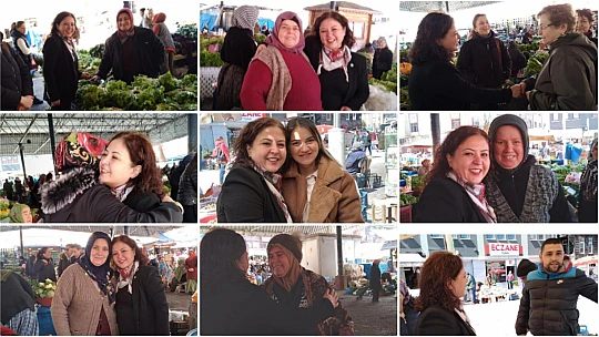 Milletvekili A. Adayı Ceyda Sargın her yerde