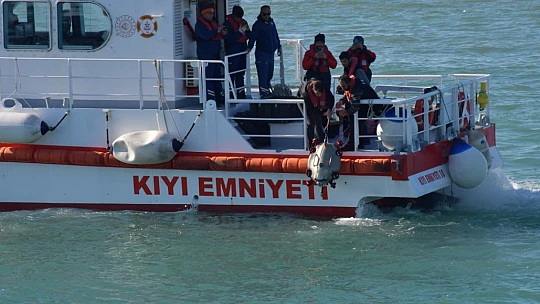 Batan geminin yeri tespit edildi