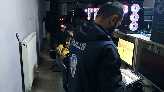 Oyun salonlarına denetim yapıldı