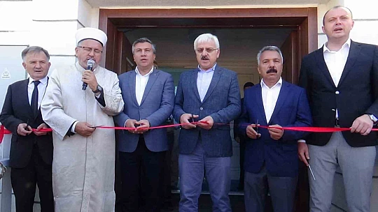 Temeli 2018'de atılan cami dualarla ibadete açıldı