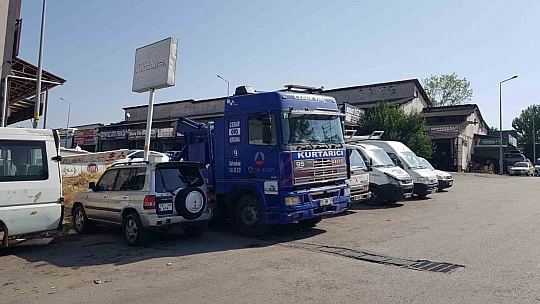 Kurtarıcı vincin aküsünü çaldılar