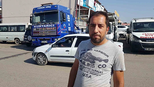 Kurtarıcı vincin aküsünü çaldılar