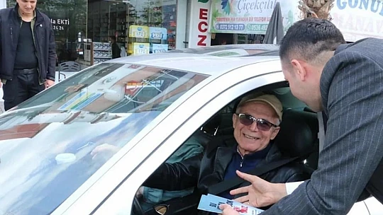 Minik öğrenciler trafik uygulaması yaptı