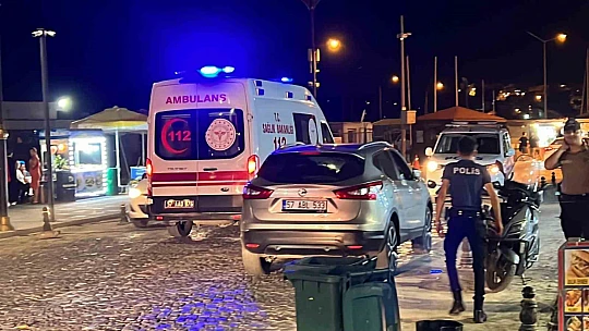 Sinop'ta bıçaklı kavga :1 yaralı