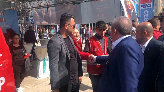 TBMM Başkanı Şentop'tan partilerin seçim stantlarına ziyaret
