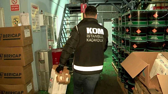 Tuzla'da piyasa değeri 12 milyon lira olan kaçak akaryakıt ele geçirildi