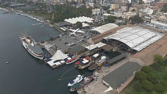 Vikingler zamanında kullanılan yelkenlinin aynısı İstanbul'da ziyaretçileriyle buluşuyor