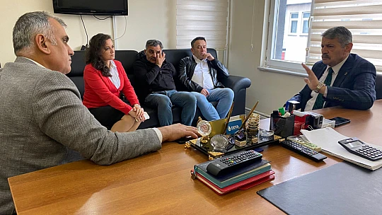 Başkan Akın'dan ABA Medya'ya ziyaret