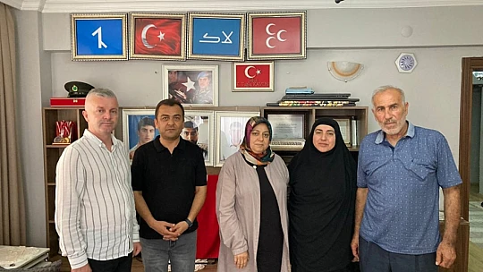 Zafer Bayramında şehit aileleri unutulmadı