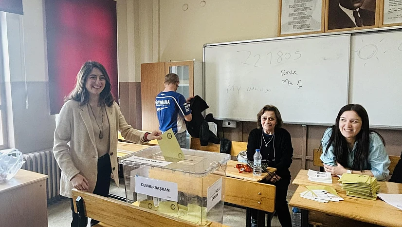 Milletvekili Bankoğlu sandık başında